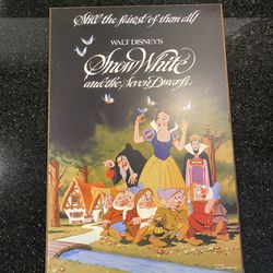 Still The Fairest of Them All WALT DISNEY'S Snow White & The Seven Dwarfs 13x19” Wall Art