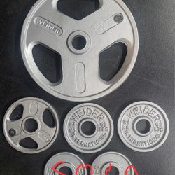 Weight Olympic Plates 1x45,1x5,2x5.5s  (Read The Description For Prices) 