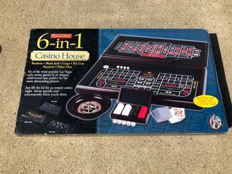 Excalibur 6-in-1 Casino House Vegas Casino Set