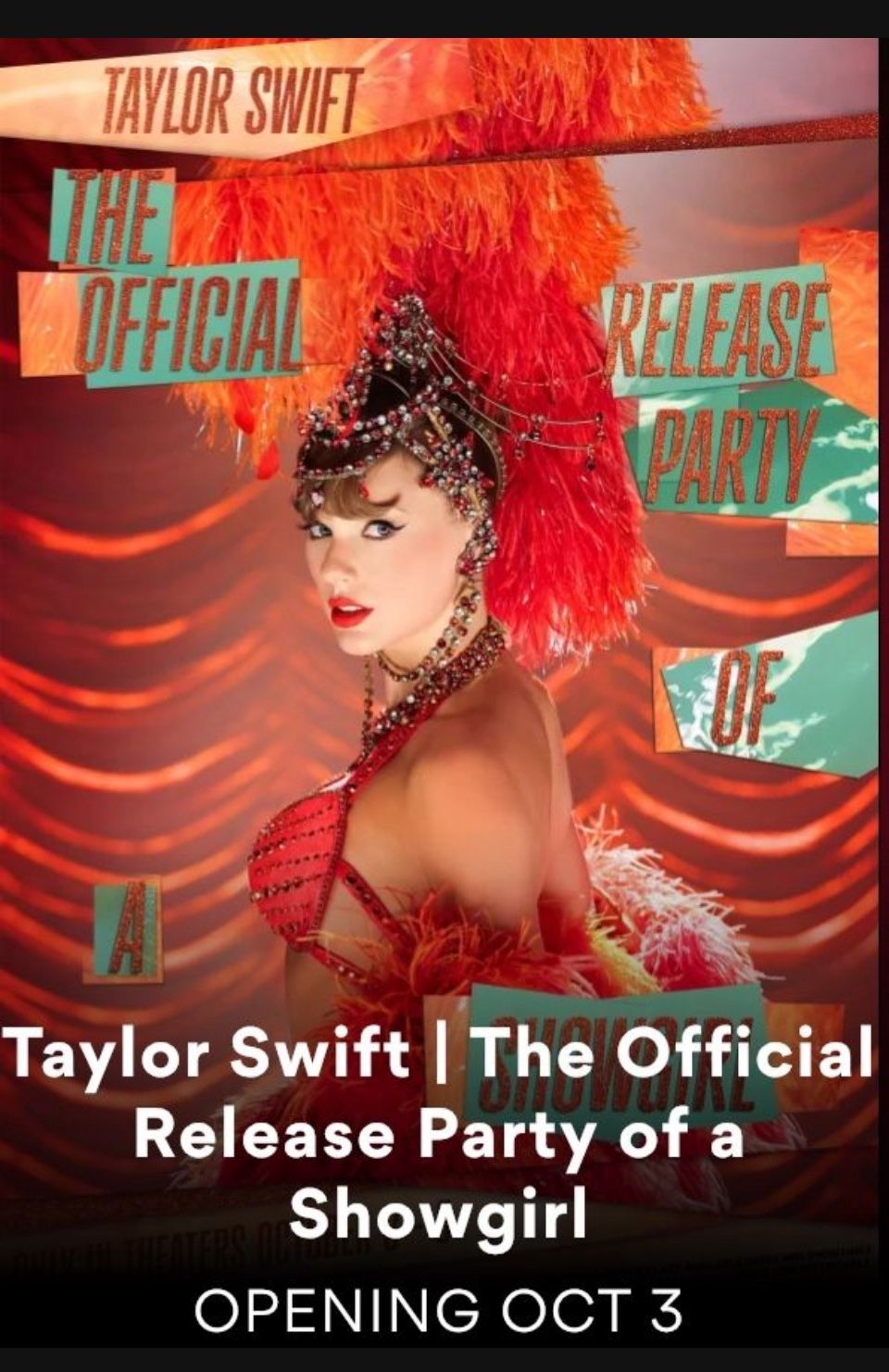 Taylor Swift - The Official Release Party Of A Showgirl @ AMC South Bay Galleria