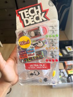 *READ* Tech Deck Blind Skateboards Ultra DLX 4Pack White Psychedelic Acid Reaper