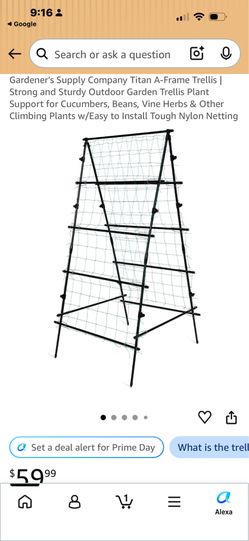 Gardner trellis plant support