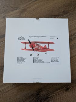 Skynetic Pitts Special Plane with Gyro 360mm (14.2") Wingspan - FTR RC Airplane