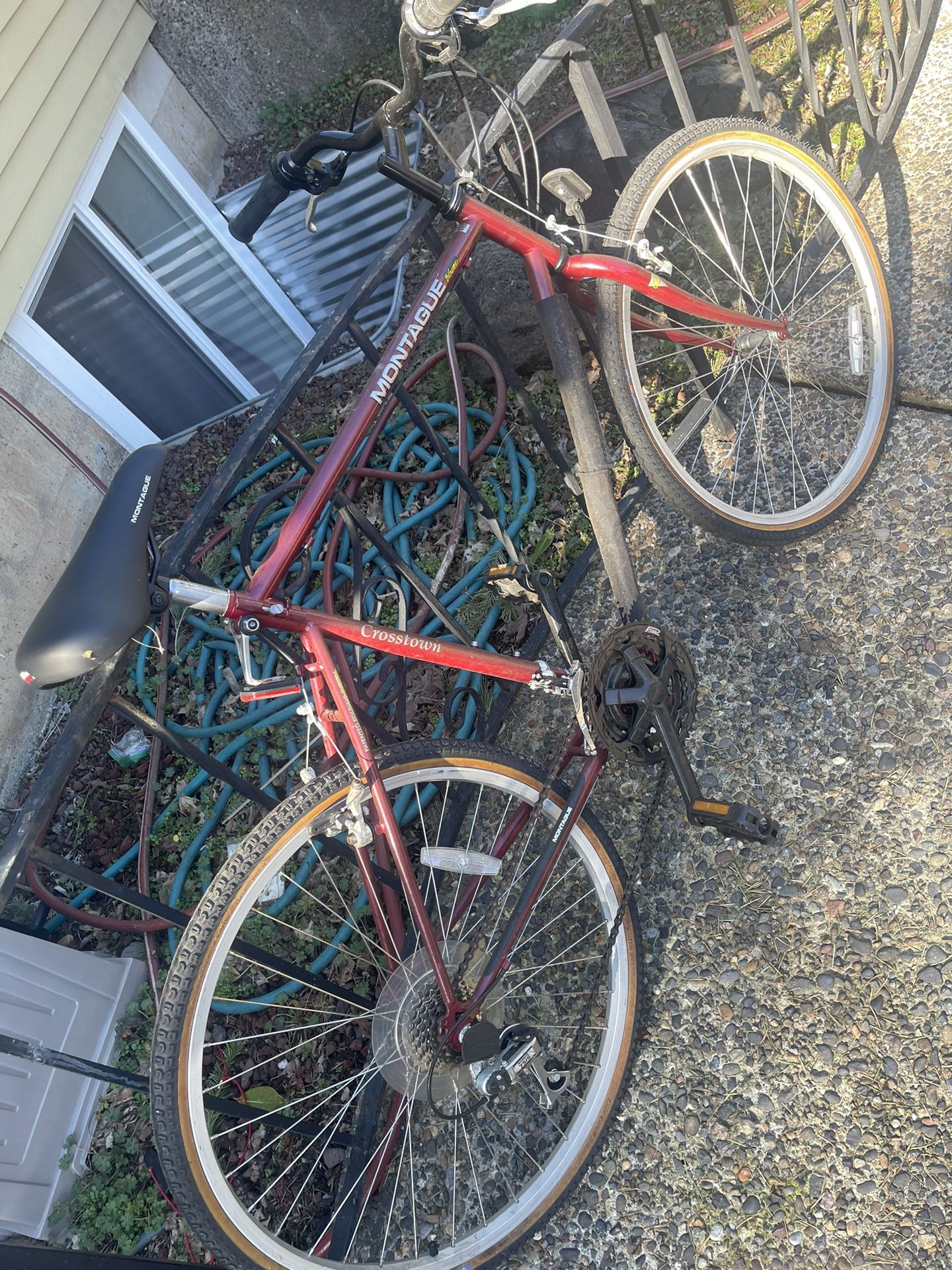monatague crosstown bi frame vintage folding bike 26”