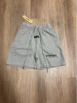 Grey essential fear of god shorts