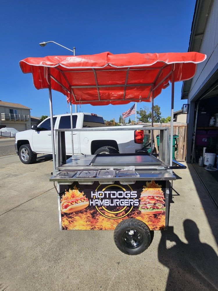 Brand New Food Cart/ Carreta Nueva De Comida