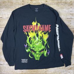 Insomniac Countdown 2019 Say My Name Alien Graphic Long Sleeve Rave Mens Large