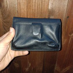 Genuine Leather Purse Wallet Has Some Minor Defects But Decent Condition