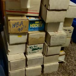 1(contact info removed) NBA Hoops Upper Deck Fleer PANINI Don Russ  Baseball Football And Basketball Cards $100