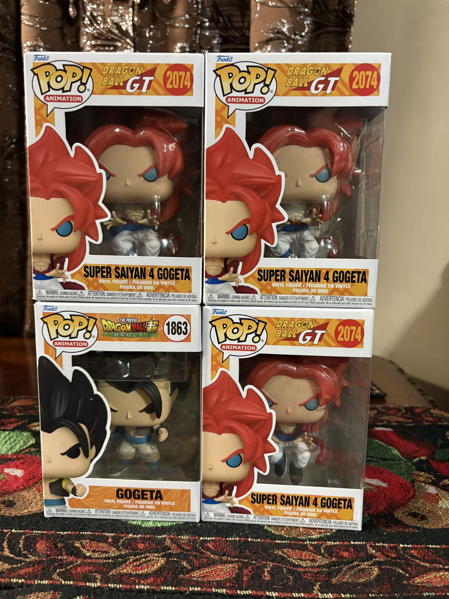 Funko Pop! ssj4 Gogeta & Gogeta