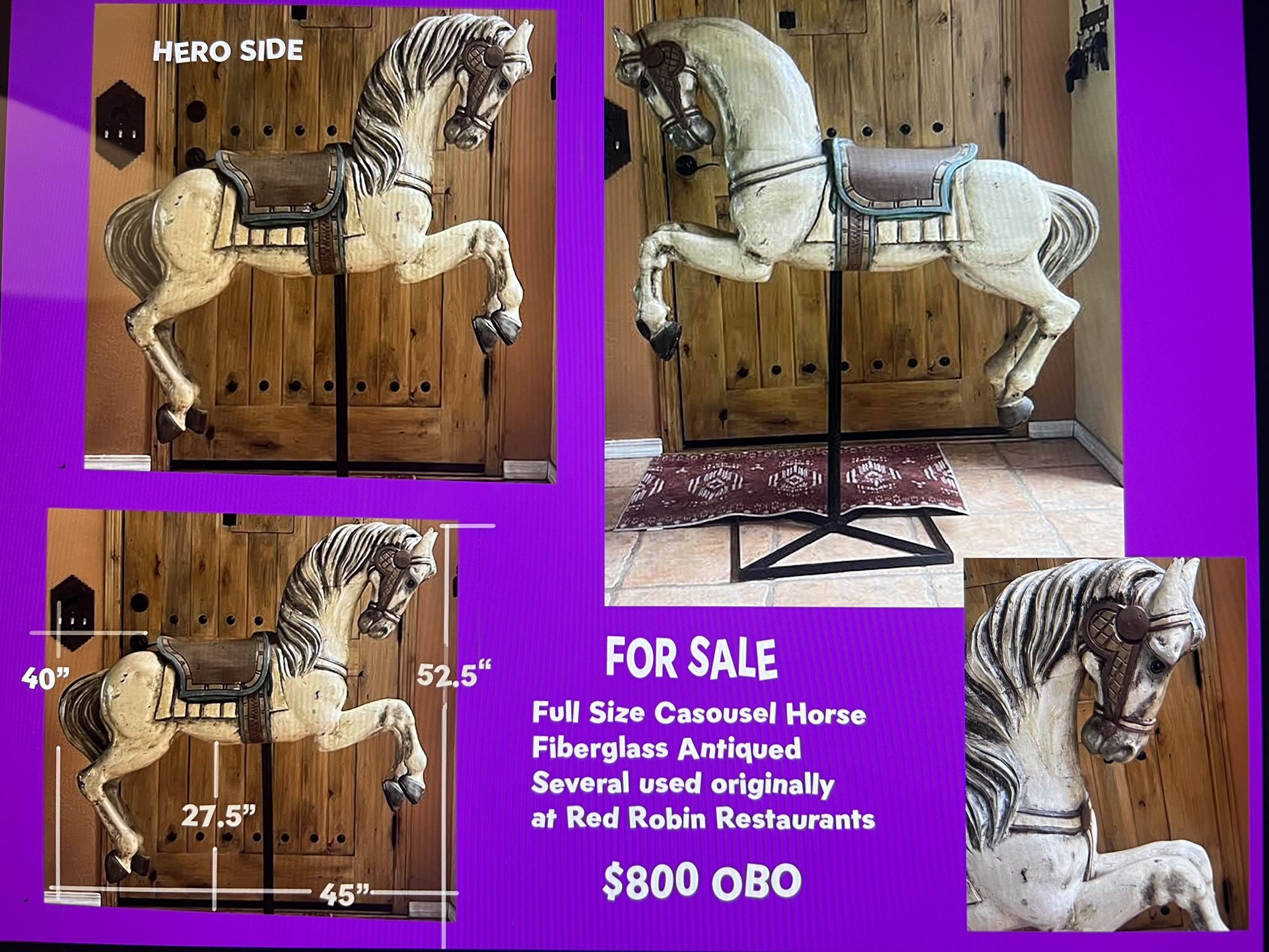 Carousel Horse For Sale