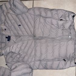 OFFER Polo Ralph Lauren Gray Puffer Size M 