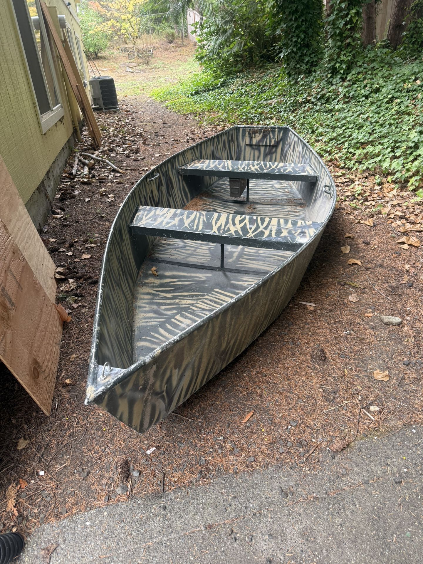 11.5 Camo Aluminum Boat