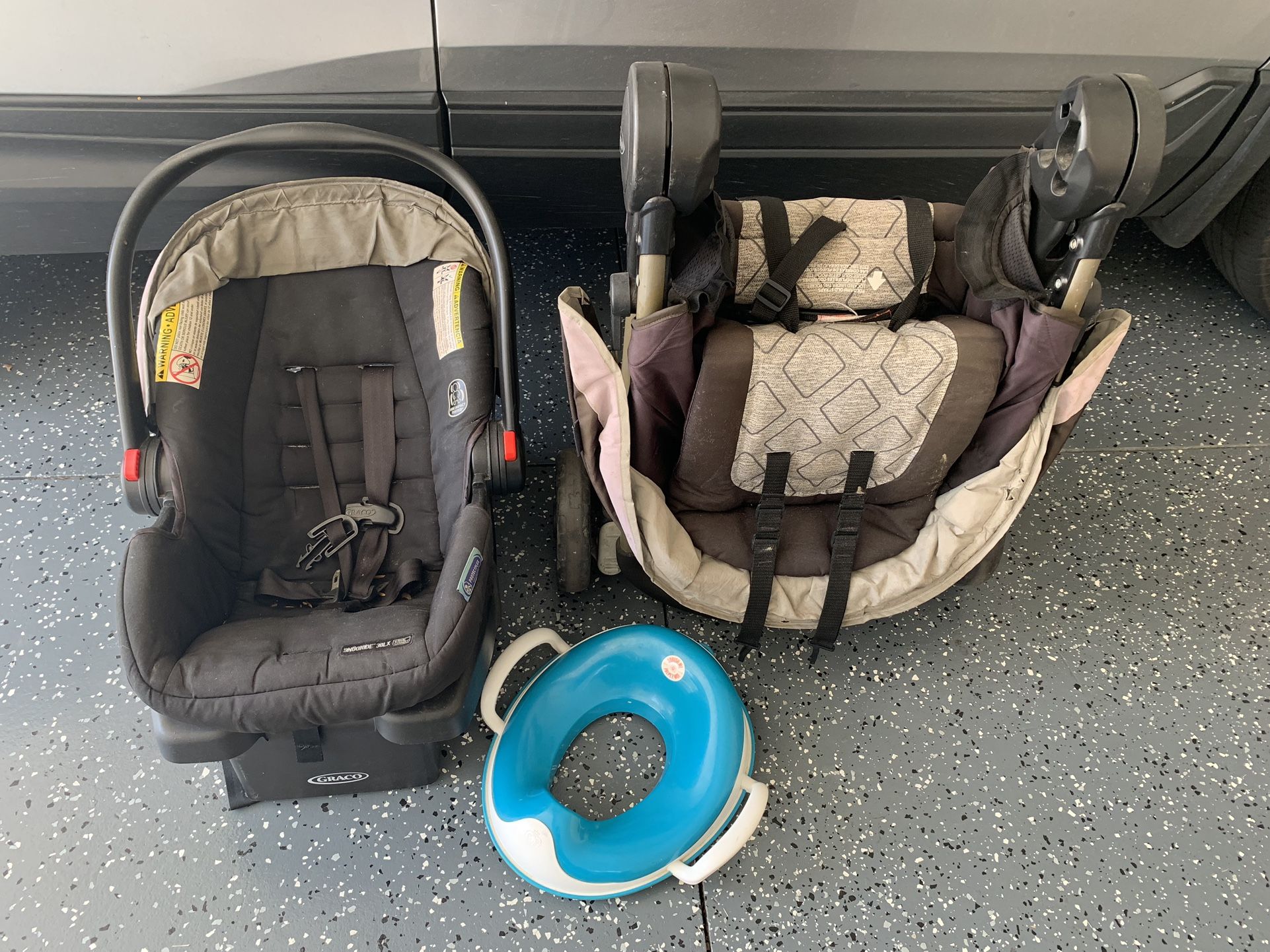 Child Seat And Stroller