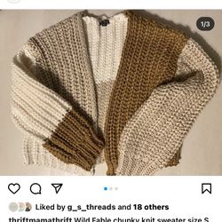 Wild Fable Chunky Knit Cardigan 