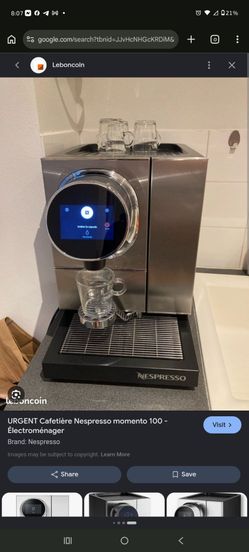 Wow! $2699 NEW SACRIFICE Nespresso Professional Momento Espresso Machine (NP100-US-P) EXCELLENT WORKING CONDITION