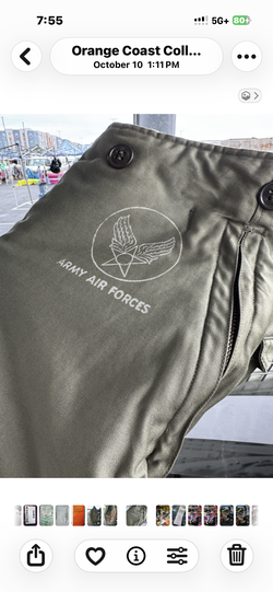 Flight crew high altiude bomer pants 1946 WW2 Army Air Force