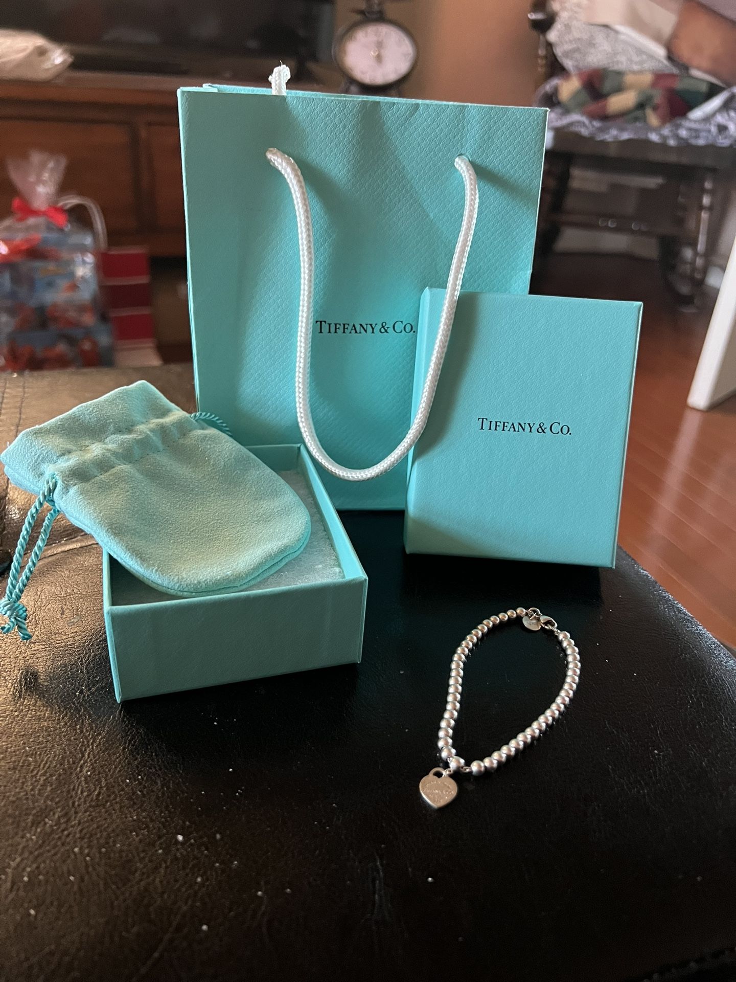 Return To Tiffany Heart Tag Bead Bracelet