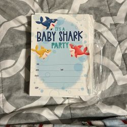 Baby Shark Invitations 