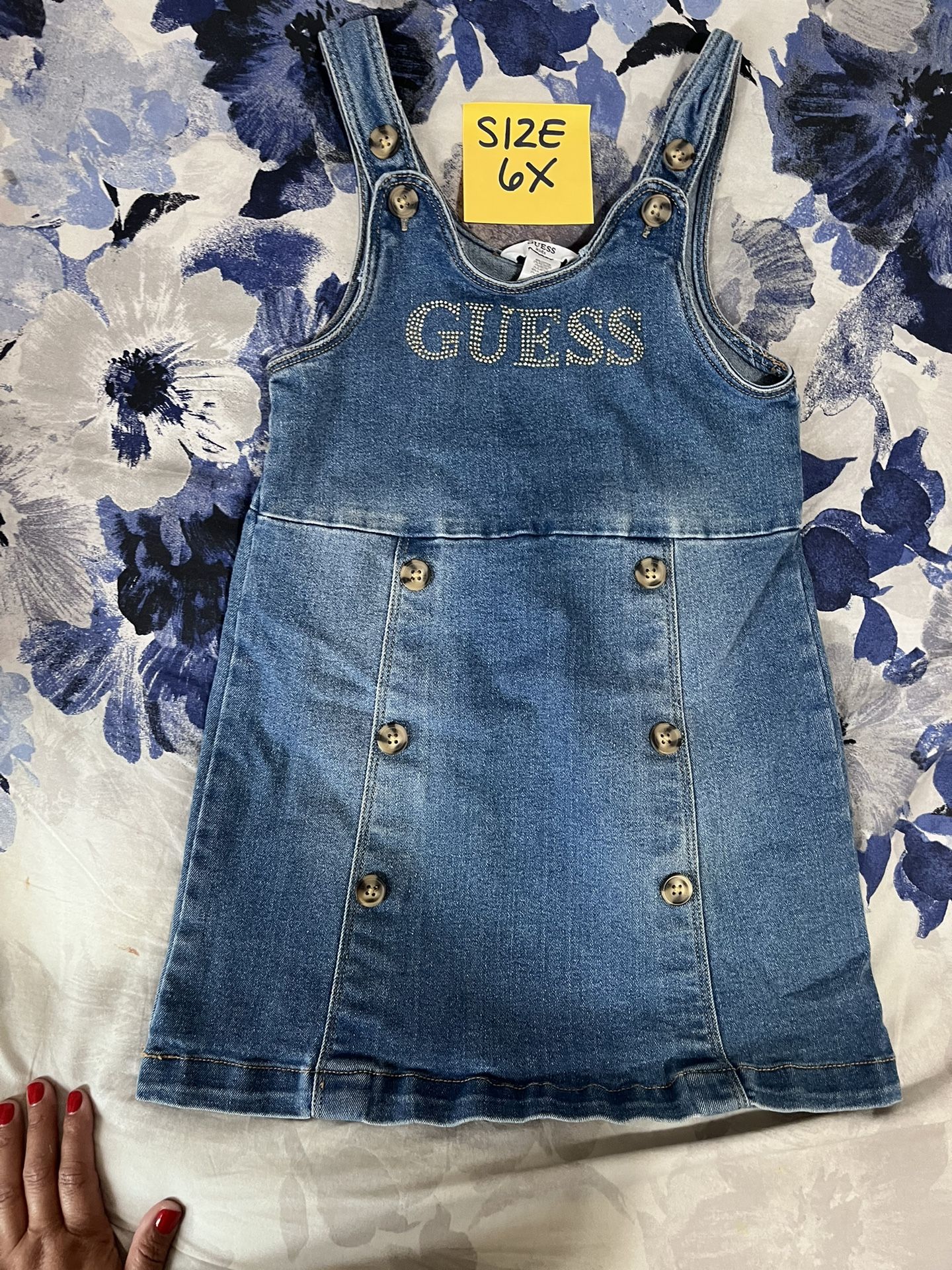 Used GUESS Overall Dress Size 6x