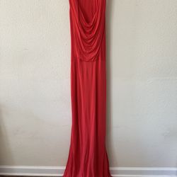 Yigal Azrouel Womens Red 100% Rayon Maxi Dress Sleeveless, Size 6