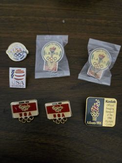 Lot Of 7 Olympic Games Pins