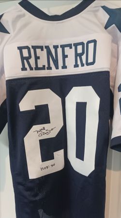 DALLAS COWBOYS HOF MEL RENFRO CUSTOM JERSEY WITH JSA AUTHENICATION