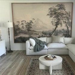 Crate & Barrel Lotus Cloud Couch Modular Sectional Sofa 