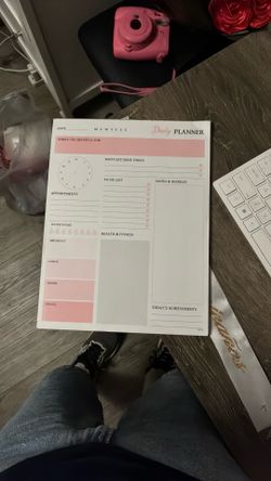 40+ Planners light pink