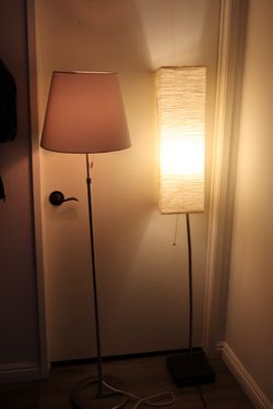 Set of 2 Floor Lamps — Warm Cozy Light