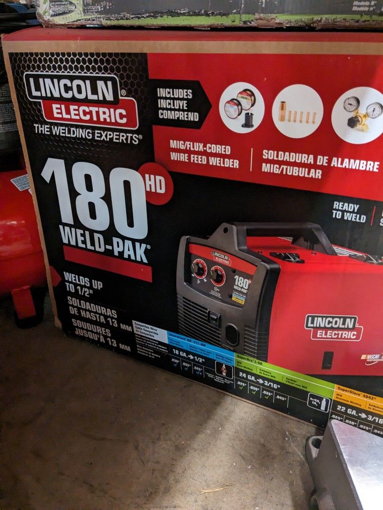 Lincoln Electric WELD-PAK 180i MP DV Flux-Core/MIG Multi-Process Welder

