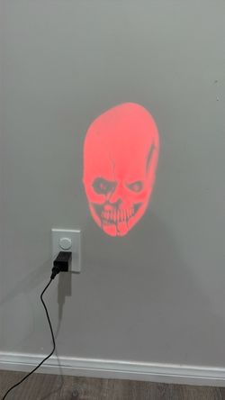 Halloween Decor Projector Moving Skull