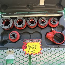 Pipe Threader Die Set