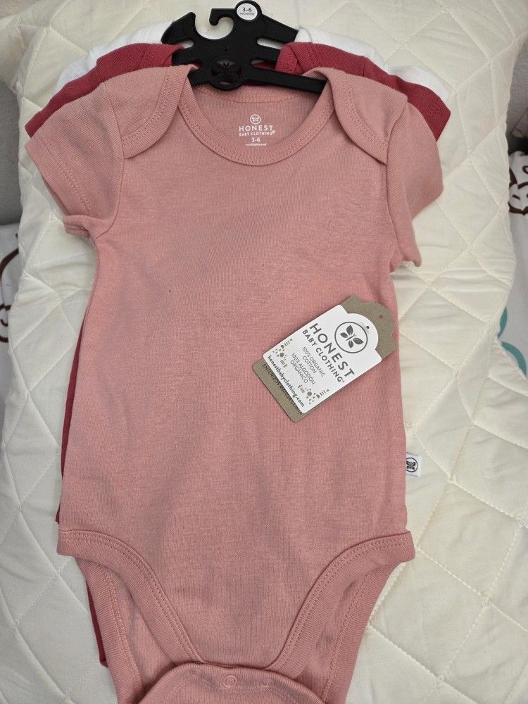Infant Girl Honest Brand Bodysuits