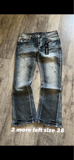 purple jeans