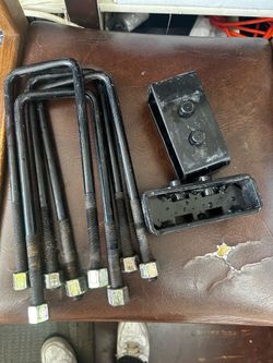 F-150 2 inch lift/drop blocks with u-bolts
