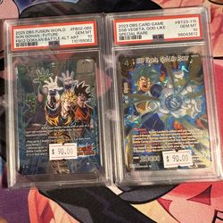 Dragon ball cards psa10
