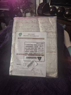 Machine Washable Area Rug, New in Package