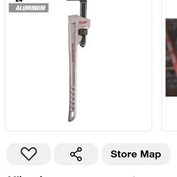 Milwaukee Aluminum 24"&18" Pipe Wrenches 