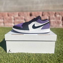 Size 8 - Air Jordan 1 Low Court Purple