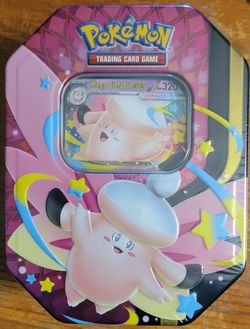 POKEMON TCG MEGA CLEFABLE EX SEALED TIN