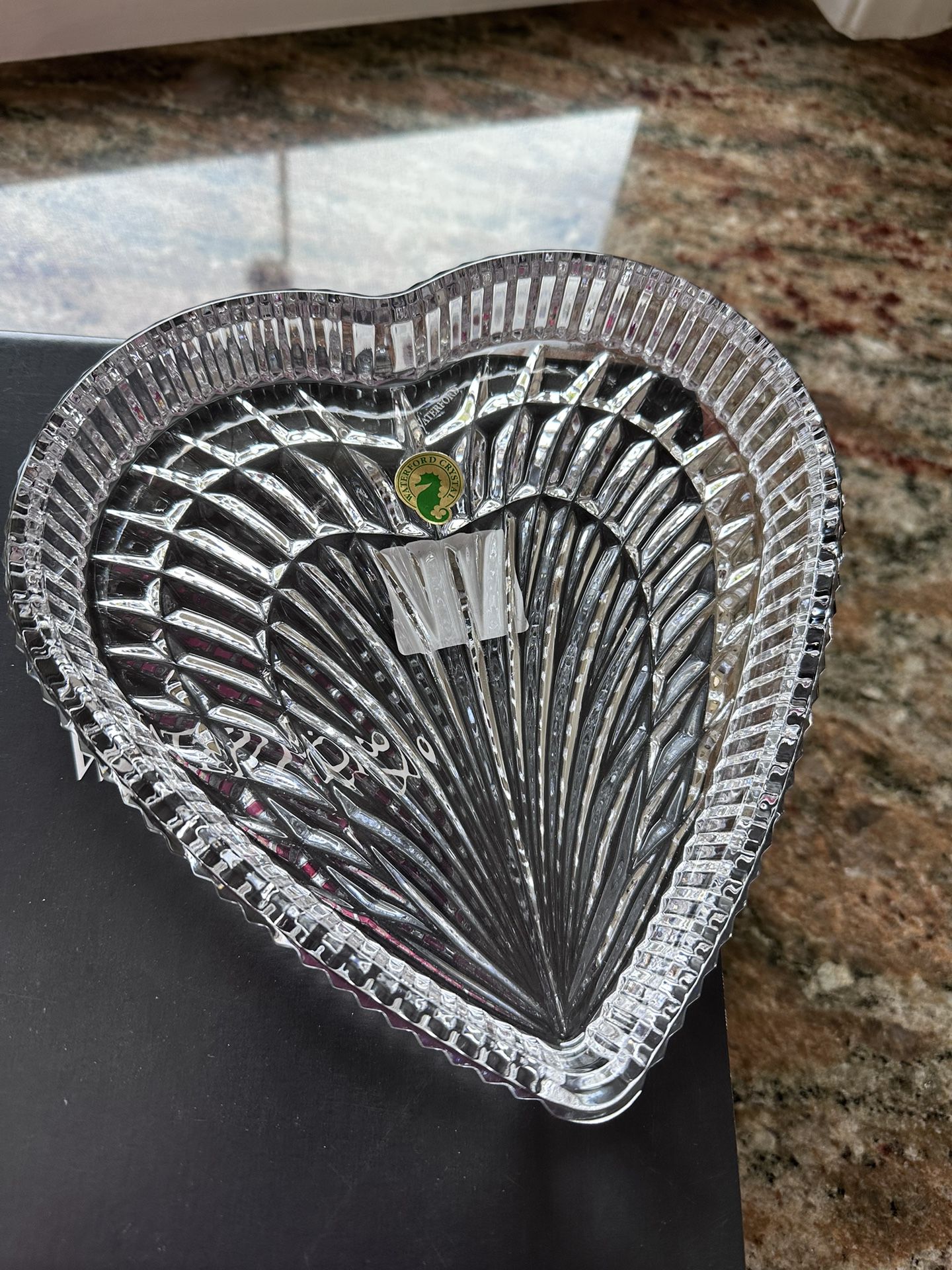 Waterford Crystal Heart Shaped Dish