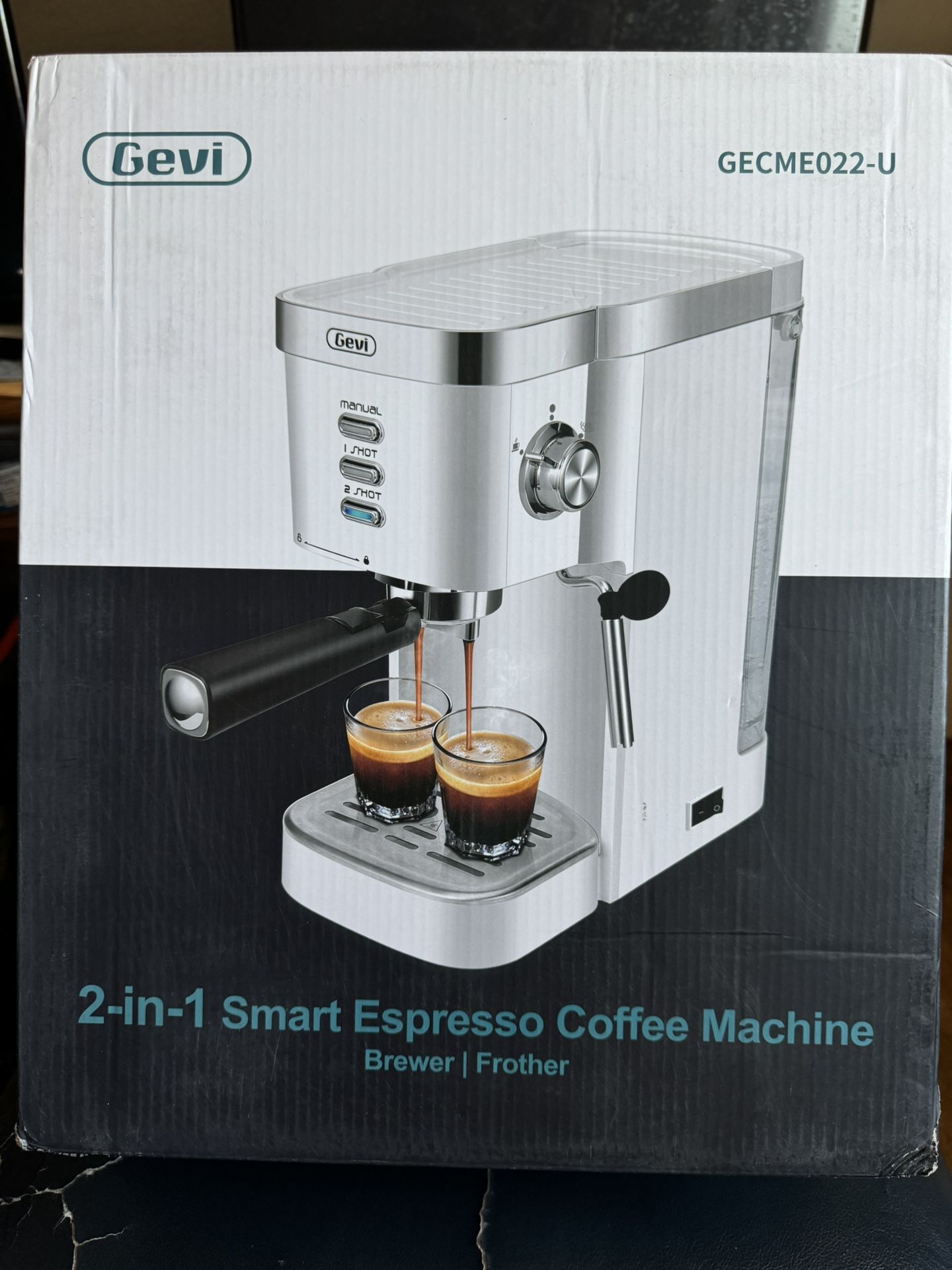 2 In 1 Smart Espresso Coffee Machine