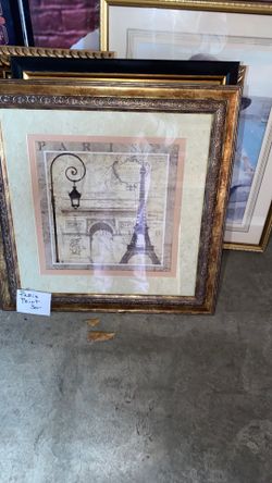 Framed picture of Paris