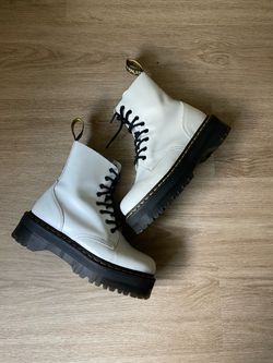 White Doc Martens Jadon Boot