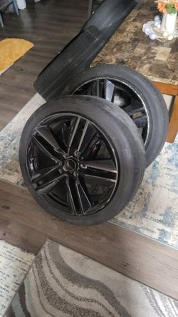 4 Rims 19 inch 19.9  Set A Four Came Off Of A 2019 Ford Mustang But Will Work With Many Cars 