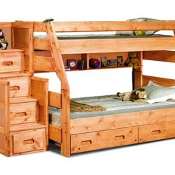 Bunk Bed With Stairway Chest