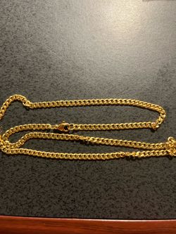 4mm Cuban Link Chains- Buy 1 Get 1 Free