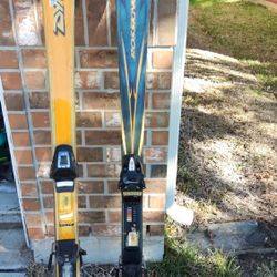 Two Sets Of head Ski Board With Cane And Bag