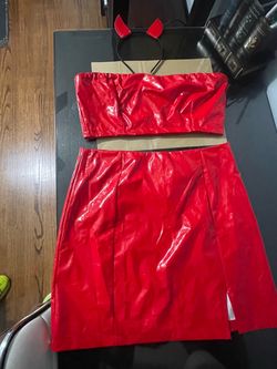 Red Devil Halloween Costume Set